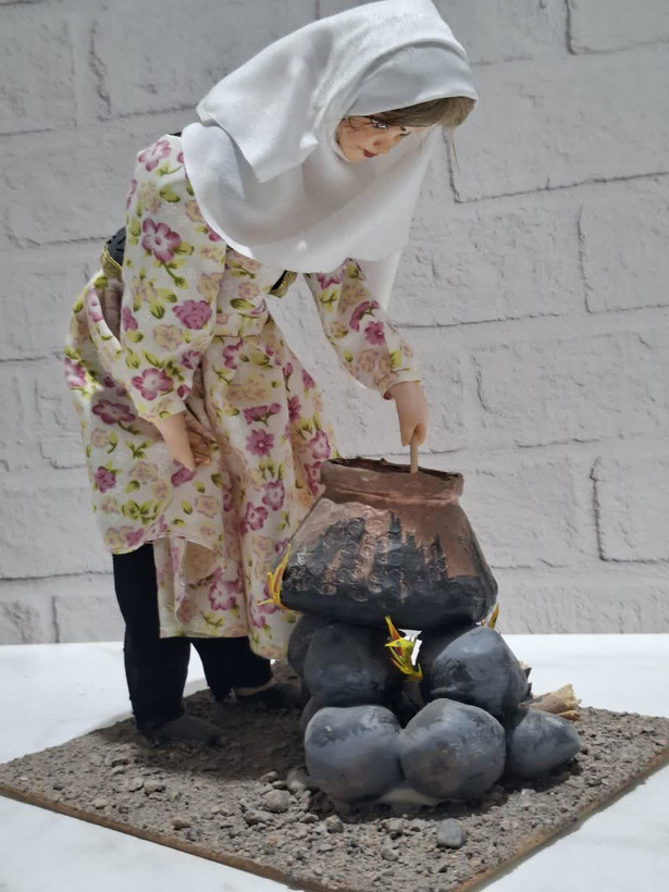 عروسک های مادربزرگ خمیر چینی سرامیکی